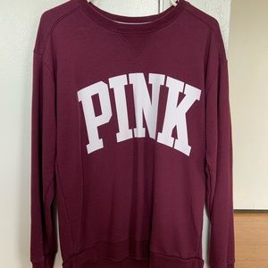 Burgundy Women’s Sweatshirt- Crewneck